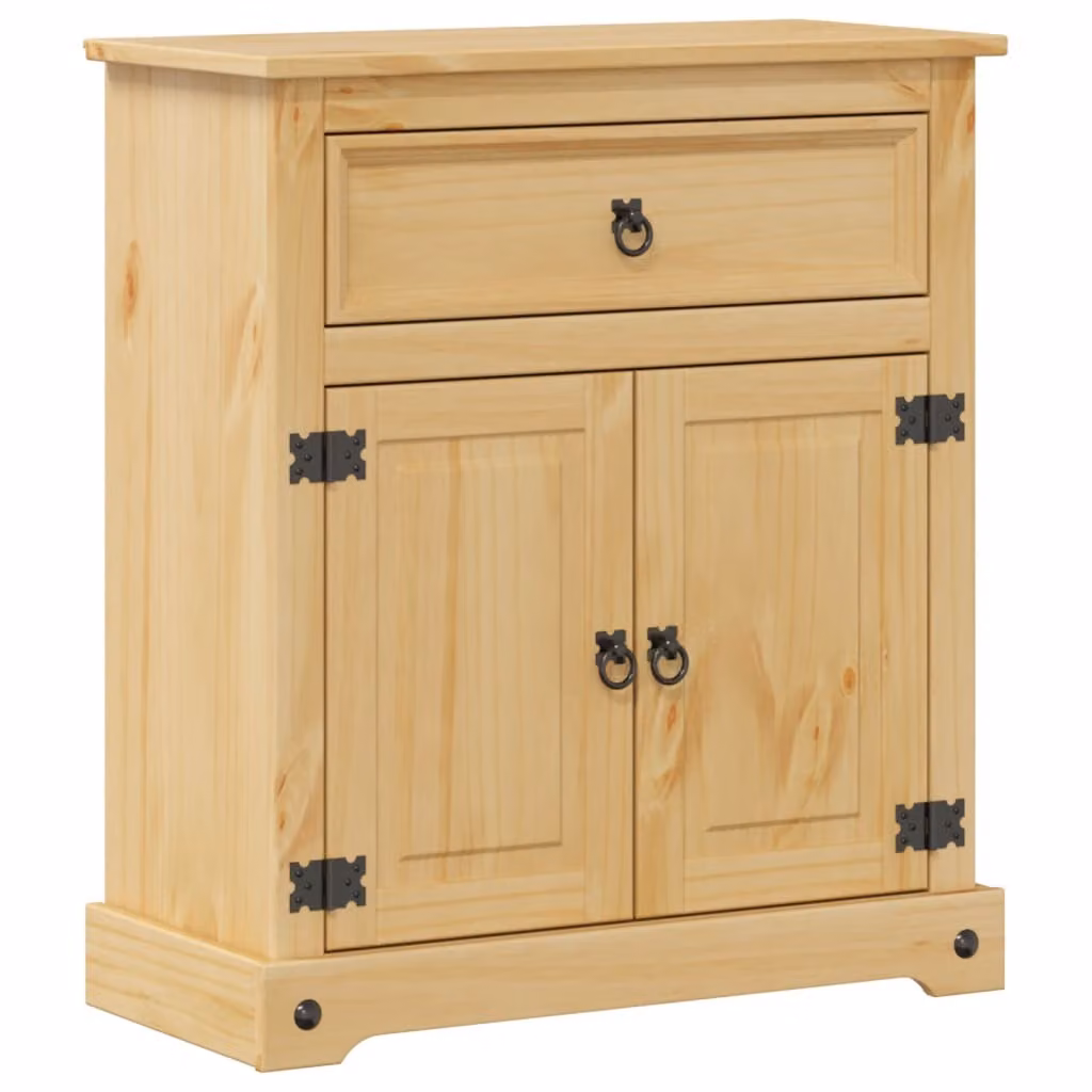 Mobile da Bagno 70x33x80 cm in Legno Massello di Pino