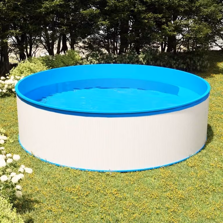 The Living Store Piscina per bambini 350x90 cm bianco