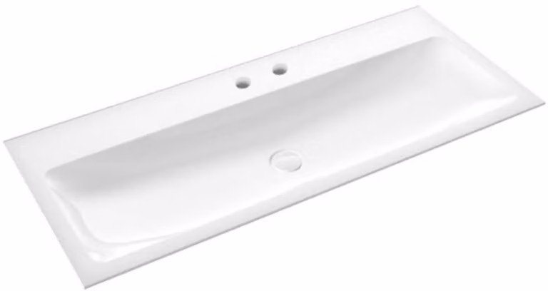 emco evo 1200 lavabo, 1211x522mm, sans trop-plein, pour meuble bas evo 1200, 957711422, 957711422