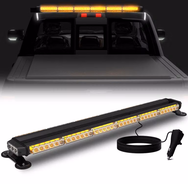 Barra luminosa stroboscopica, 96,5 cm, 78 LED, doppia fila