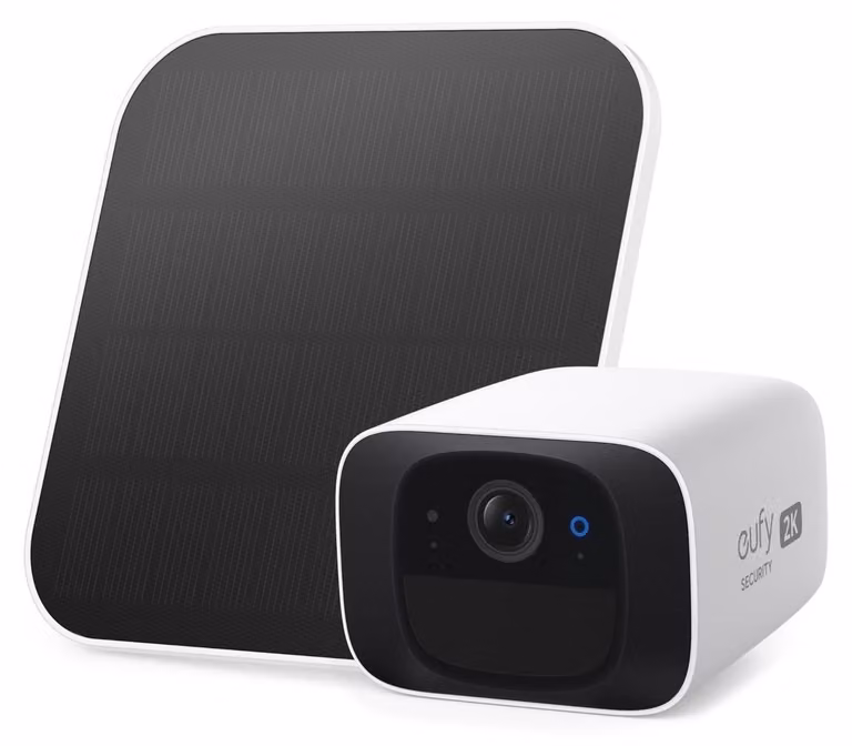 Eufy SoloCam C210 - Telecamera di sorveglianza di rete - per esterni - resistente alle intemperie - a colori (giorno e notte) - 2K - audio - wireless - Wi-Fi - Bluetooth - con pannello solare
