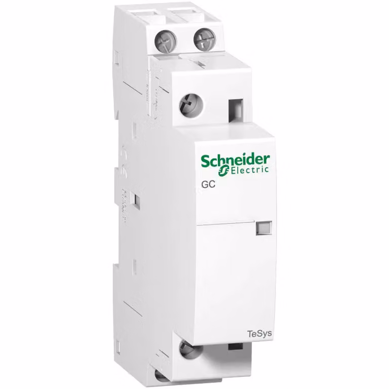 Contattore Schneider Electric GC, 1N/1C, 3,8 VA, bobina 220-240 V CA, Ith: 25 A, confezione da 12 pezzi GC2511M5