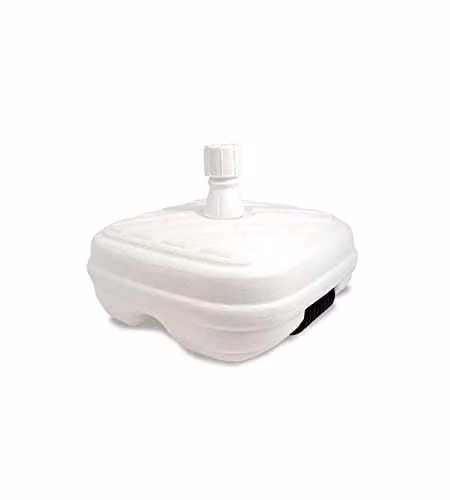 Base ombrelloni plastica bianca