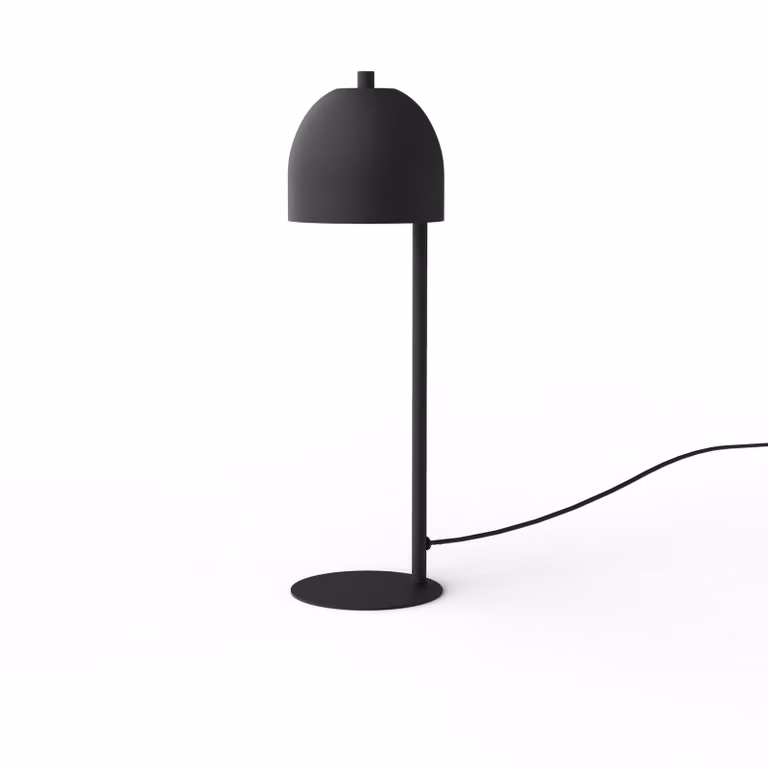 Lampada Da Tavolo Campanella Monocolore Opaca