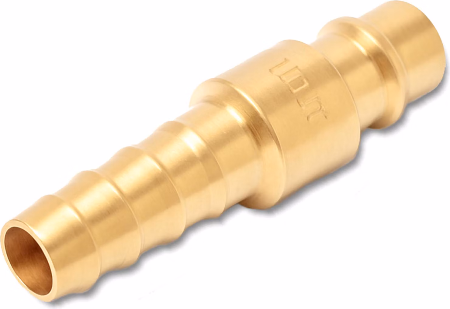 Connettore PARTNER PNEUMATIC in ottone, filettatura esterna 1/4" a spina di pesce 10mm