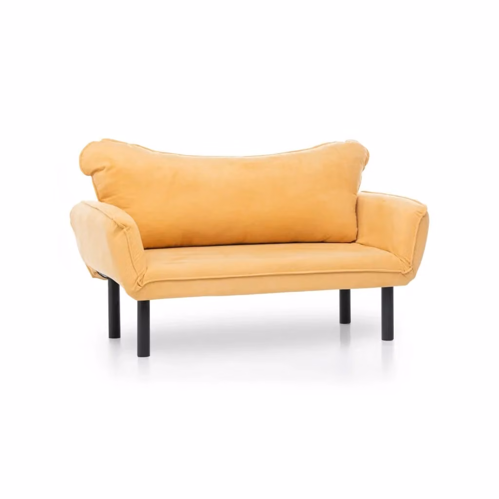 Hone Divano Letto 2 Posti con Contenitore Click Clack Giallo – 2