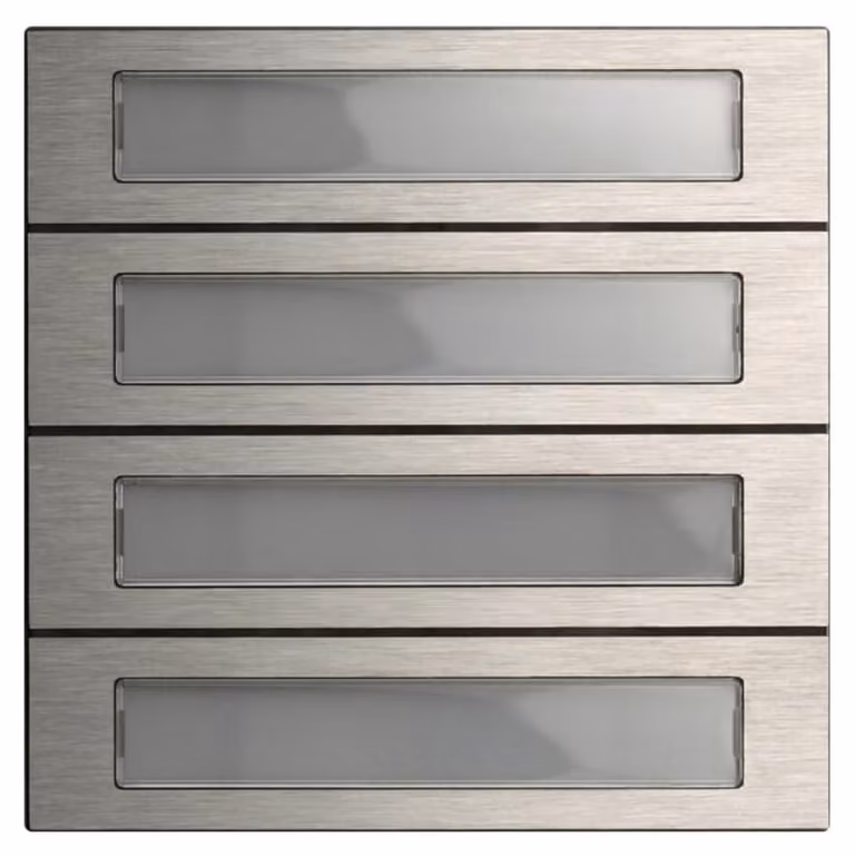 GIRA 5534920, Tipo di prodotto: Modulo pulsante di chiamata, Colore del prodotto: Acciaio inossidabile, Compatibilità marca: GIRA. Larghezza: 106.5 mm, Altezza