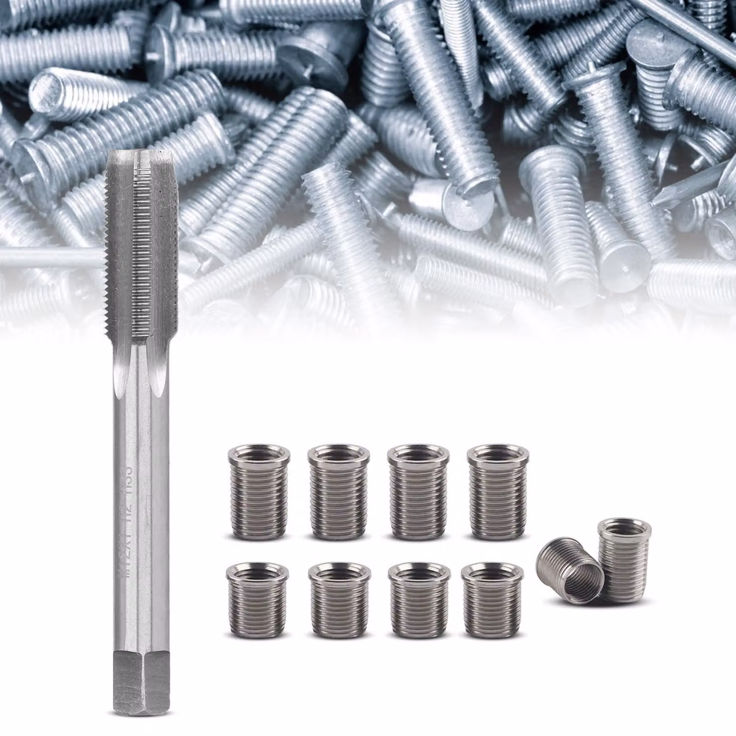 Kit universale per la riparazione dei cavi delle candele - Adatto per filetti M10x1.0 e M12x1.0 - Professionale e pratico - Kit per auto - Set di manutenzione per motori - Adatto per...