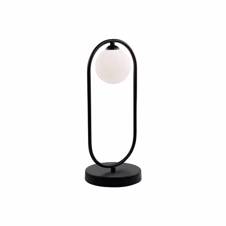 Viokef Lampada da tavolo Fancy, Nero, Soggiorno / Sala da pranzo, Metallo, Lampada da tavolo