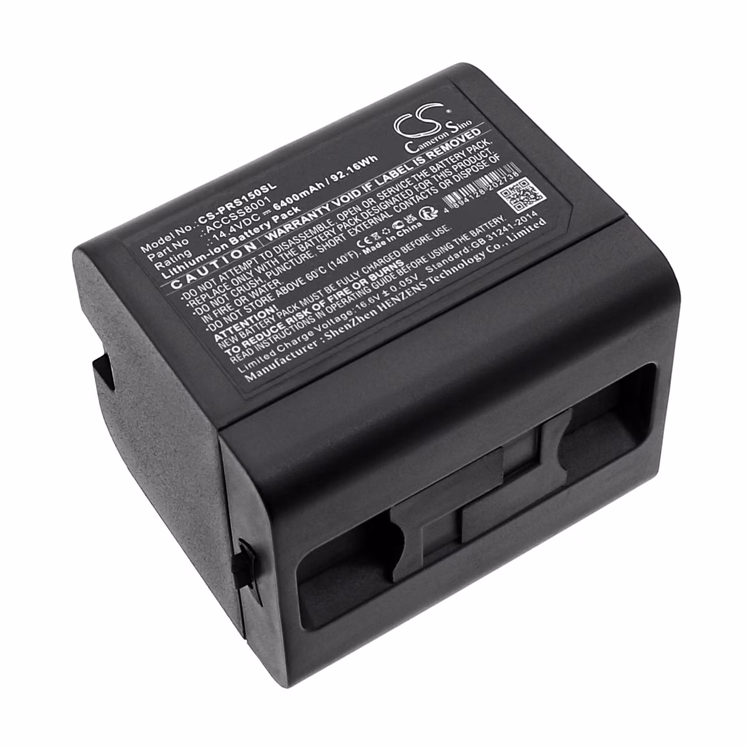 TECHTEK Batteria compatibile con [FARO] 3D Laser Scanner, M70, S150, S350, S70 sostituisce ACCSS8001