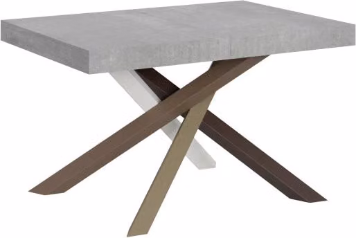 Tavolo allungabile Volantis Itamoby colore Cemento, L/P: 90 x 130/390 cm