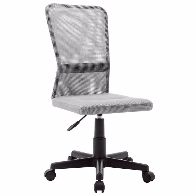 vidaXL Sedia da ufficio Grigio 44x52x100 cm in rete
