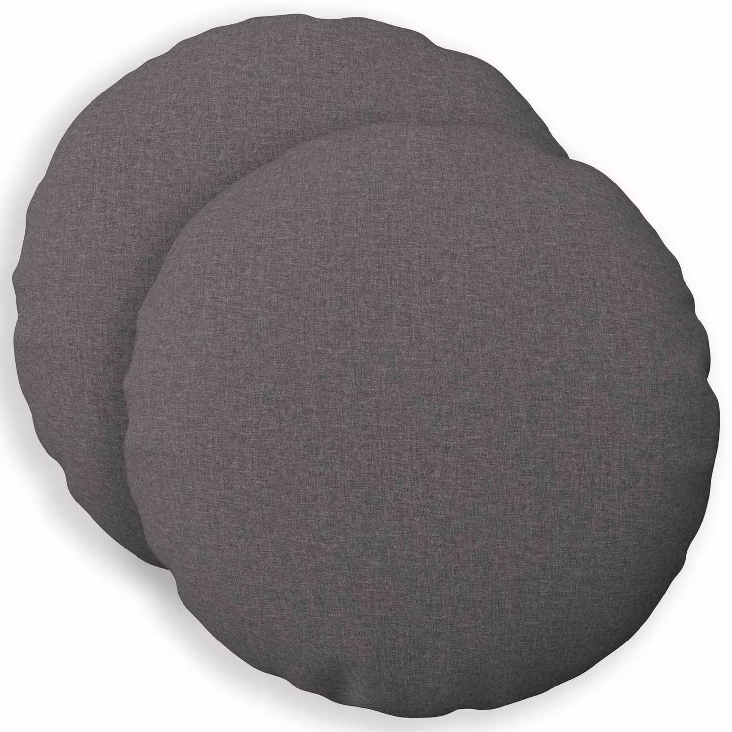 vidaXL Cuscino con cuscino HEERLEN 2 pz Grigio Chiaro Tessuto