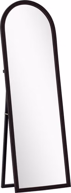 Specchio da terra arcuato HOMCOM con cornice effetto pietra, marrone, L: 53 cm, H: 163 cm