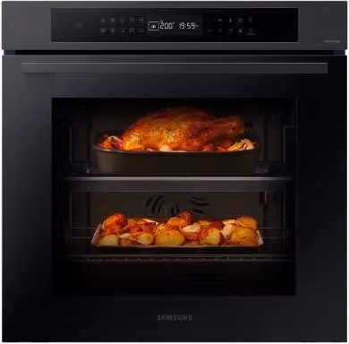 Samsung Forno Elettrico da Incasso Multifunzione con Steam Assist e Wi-Fi, Capacità 76 l, Classe A+, Nero