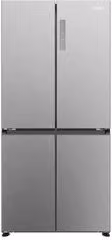 Frigorifero americano Haier Serie 3 Cube HCR3818DNMM Multidoor in acciaio inox con tecnologia No Frost, Capacità Netta 467 litri, Classe D, H 181,5 cm x L 83,3 cm x P 65 cm