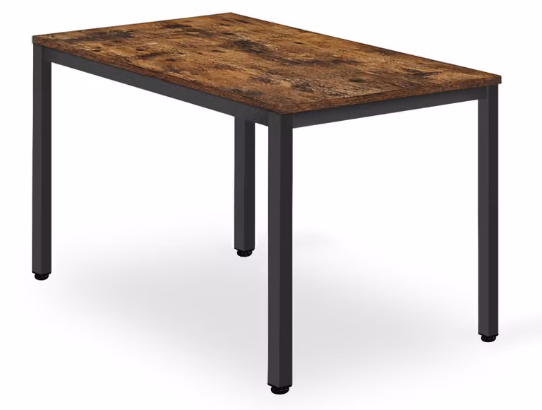 Tavolo TESSA 120cm x 60cm - rustico / gambe nere