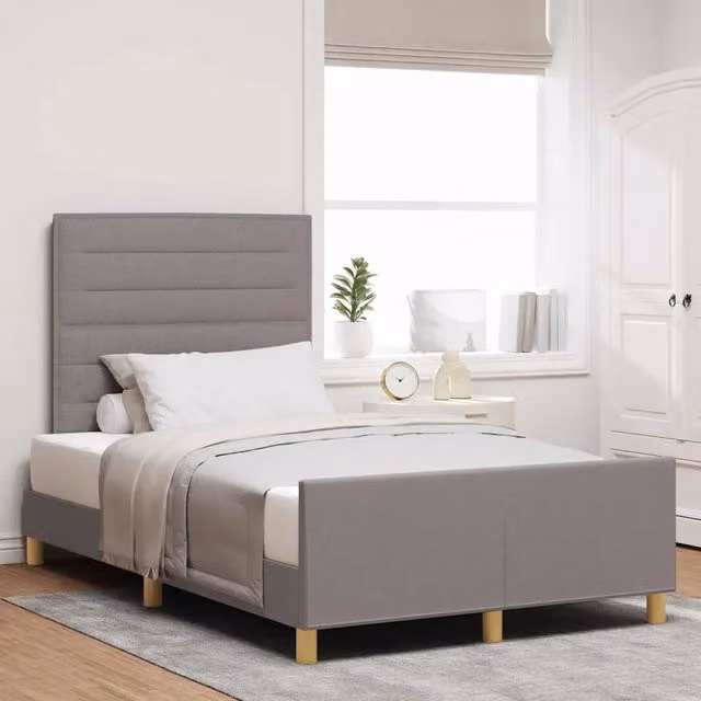 Struttura del letto con testiera-Giroletto Talpa 120 x 200 cm Tessuto 713872