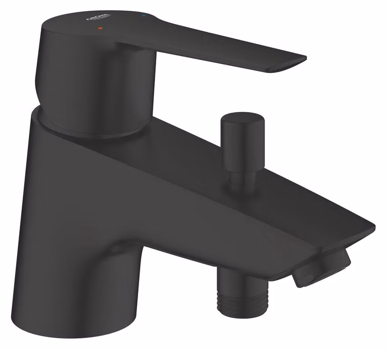Miscelatore monocomando per bagno/doccia, a risparmio idrico, finitura nero opaco