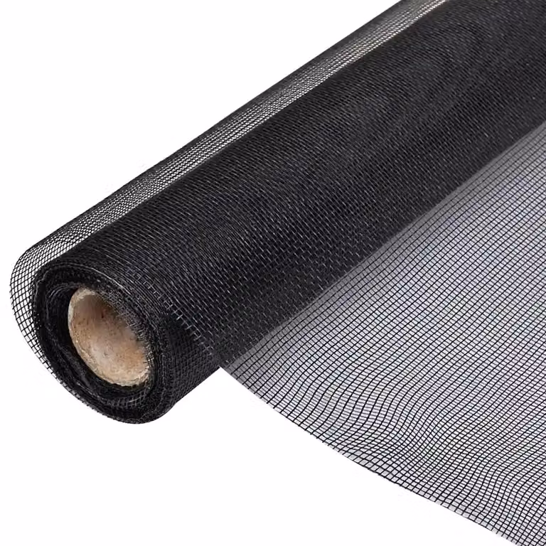 Zanzariera in fibra di vetro vidaXL Nera L: 500 cm, H: 100 cm