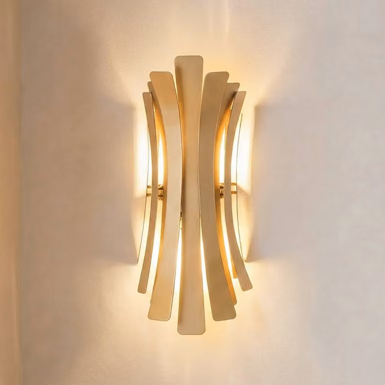 Applique da parete Lınea Opviq, dimmerabile, Ottone / Oro, Soggiorno / Sala da pranzo, Metallo, Moderno, Applique