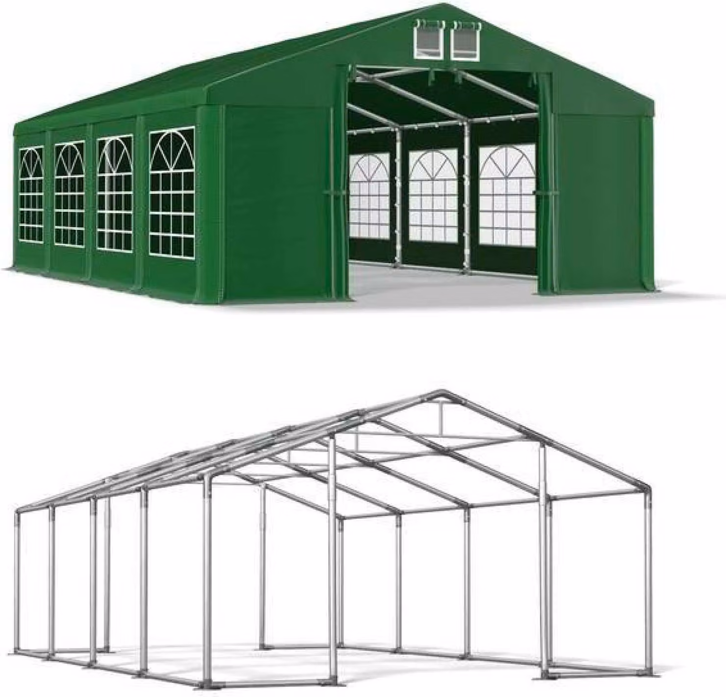 5x8 partito verde Tenda WINTER ISD