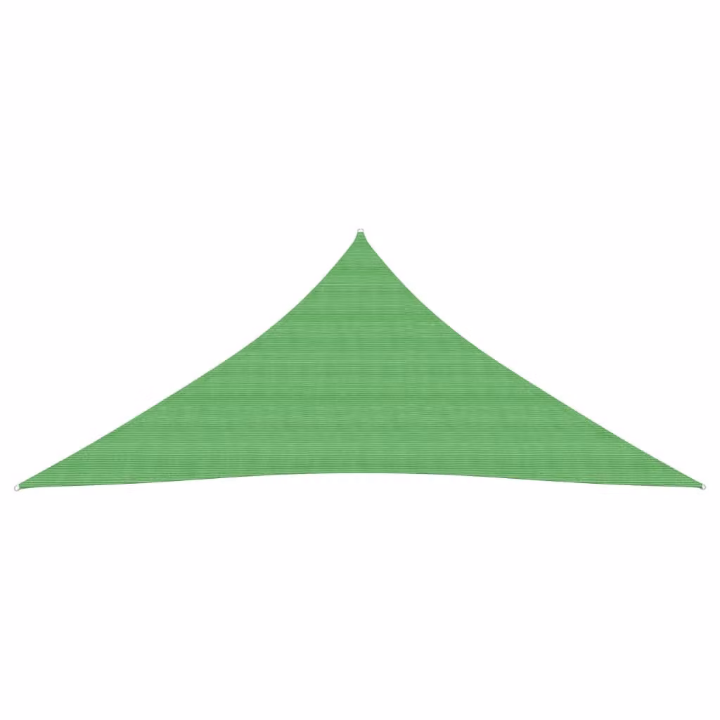 Tenda da sole The Living Store 160 g/m² verde chiaro 4,5x4,5x4,5 m HDPE