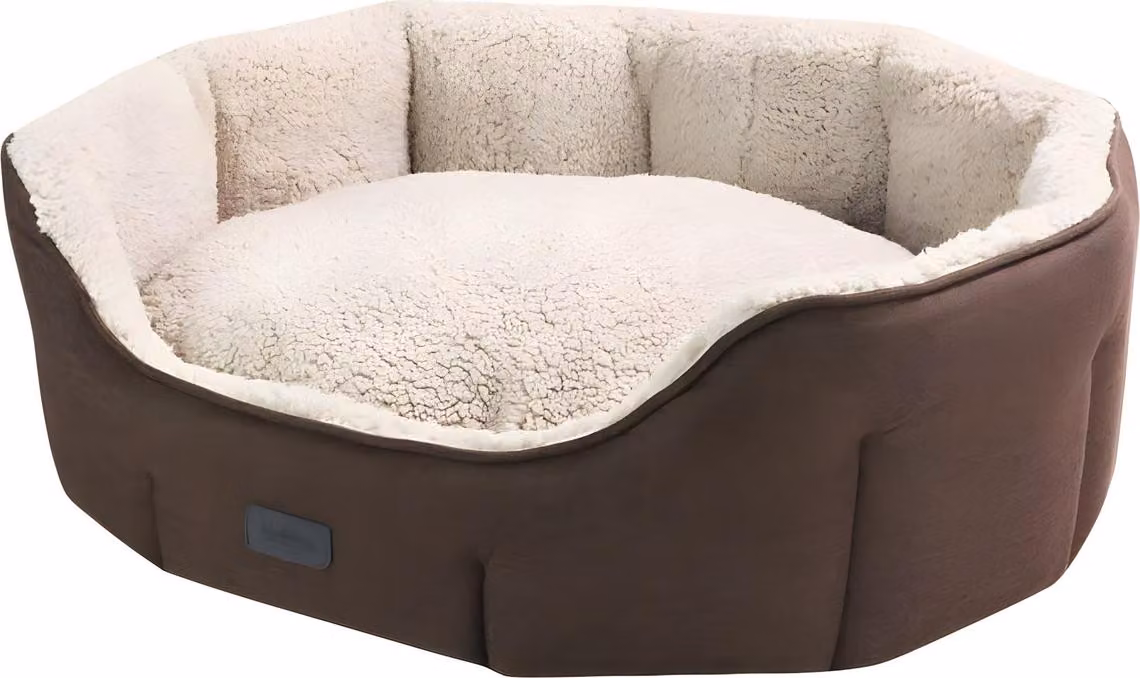 Letto Nobby comfort ovale "LICA" marrone 86 x 70 x 24 cm