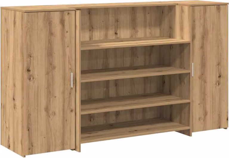 Banco Reception Rovere Artigianale 180x50x103,5cm in Truciolato