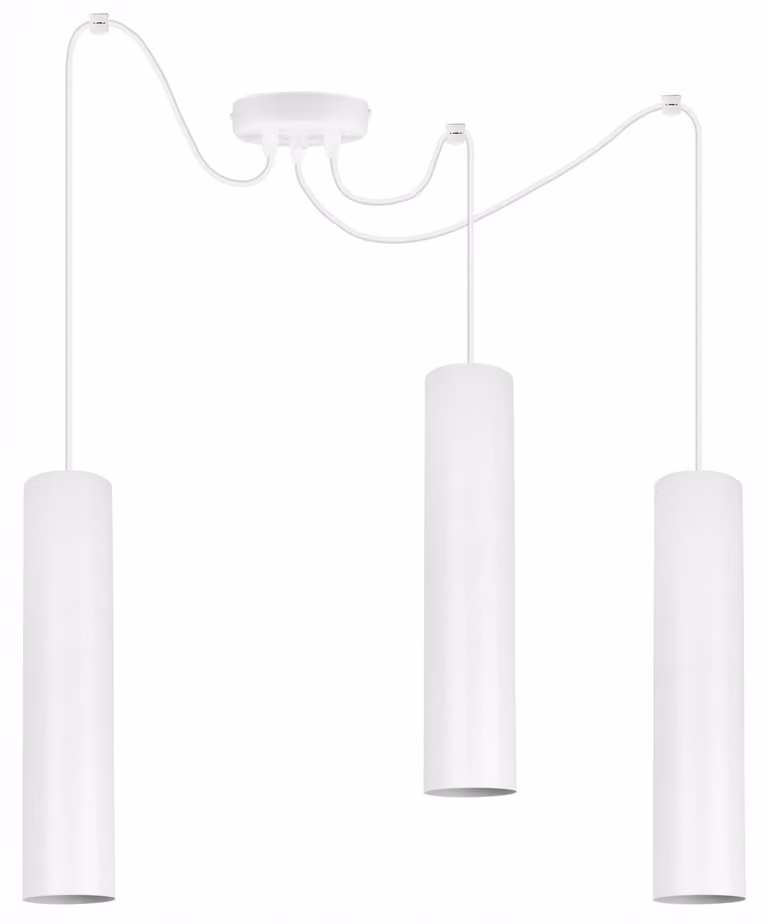 Moderna Lampada A Sospensione Bianca A Led