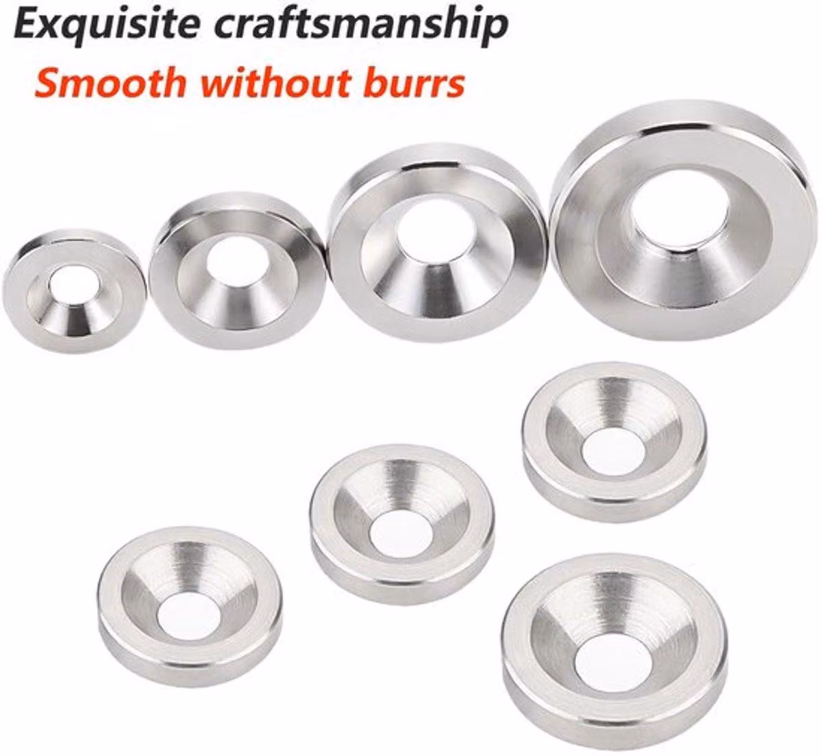 Set di 20 rondelle in acciaio inossidabile M4 x 12 x 3 mm – Ideali per viti a testa bombata
