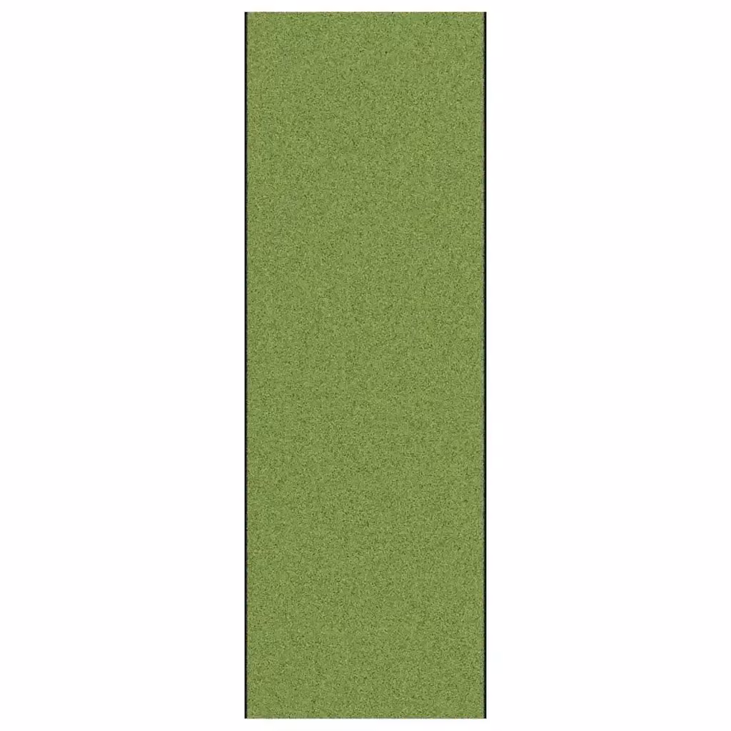 Tappeto rettangolare moderno vidaXL verde e nero in poliammide e PVC, L: 120 cm, P: 350 cm – 2