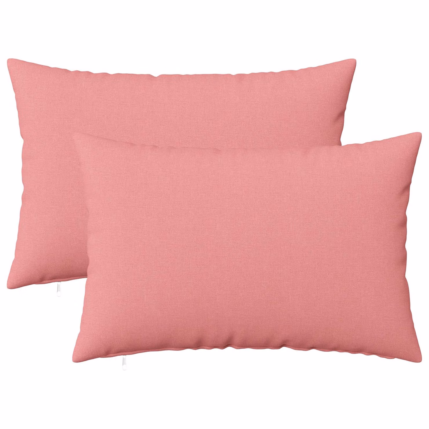 Set di 2 federe vidaXL HEERLEN rosa in poliestere, L 40 cm x P 60 cm