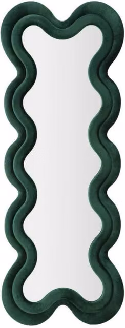 Specchio Da Muro Monica Verde cm 58x4x160