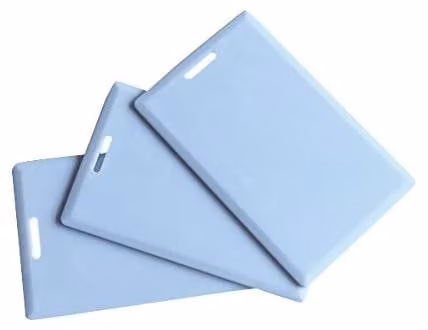 Carta RFID da 125 kHz, modello T5577, riscrivibile, confezione da 10 pezzi, colore bianco