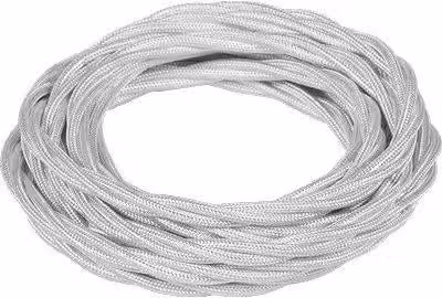Cavo Elettrico Multipolare Country Fme Fanton in Rame e PVC Seta Bianco