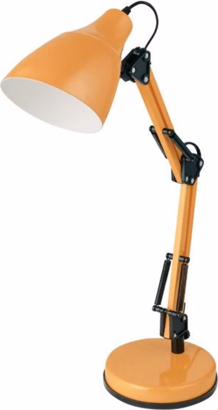 ACA Lighting lampada da tavolo 1XE27 in metallo arancione D15XD12XH50CM KINGSTON 2918OR