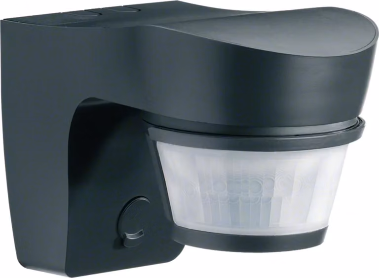 Rilevatore di movimento esterno Hager, 140°, IP55, antracite, 1 pz.