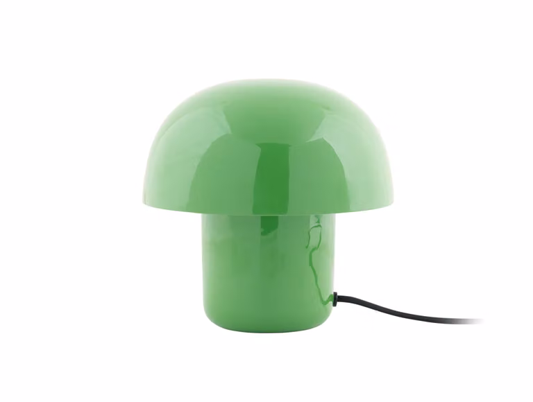 Leitmotiv - Lampada da tavolo Fat Mushroom Mini - Verde - 20x20x20cm Lampada da tavolo - Lampada da comodino, soggiorno, camera da letto