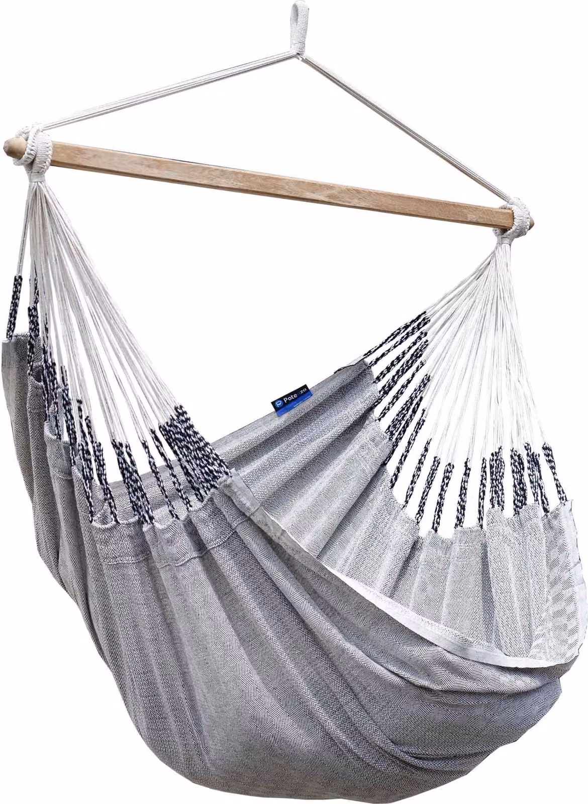 Sedia sospesa Potenza 160x115 cm Medelin L sedia sospesa altalena tessile sospesa, fino a 130 kg fatta a mano in cotone amaca a dondolo
