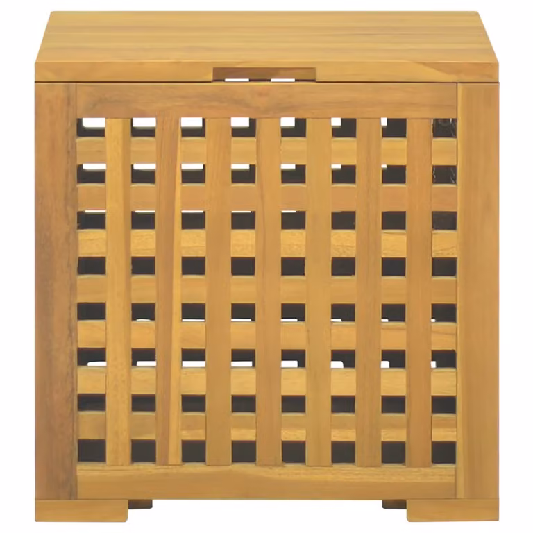 Scatola per Corde 40x40x40 cm in Legno Massello di Teak