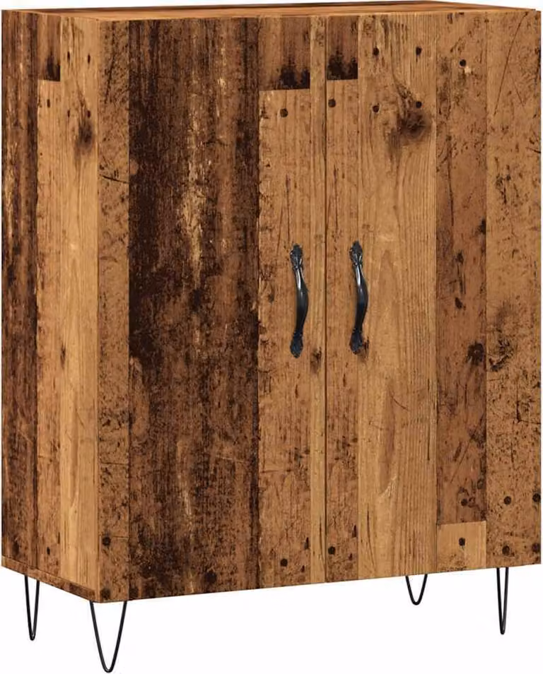 Credenza Legno Antico 69,5x34x90 cm in Legno Multistrato
