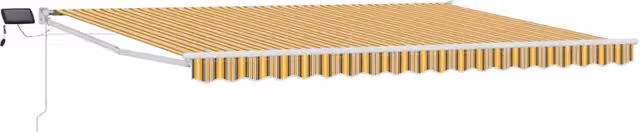 Tenda retrattile manuale con LED 5 x 3 m 3419333