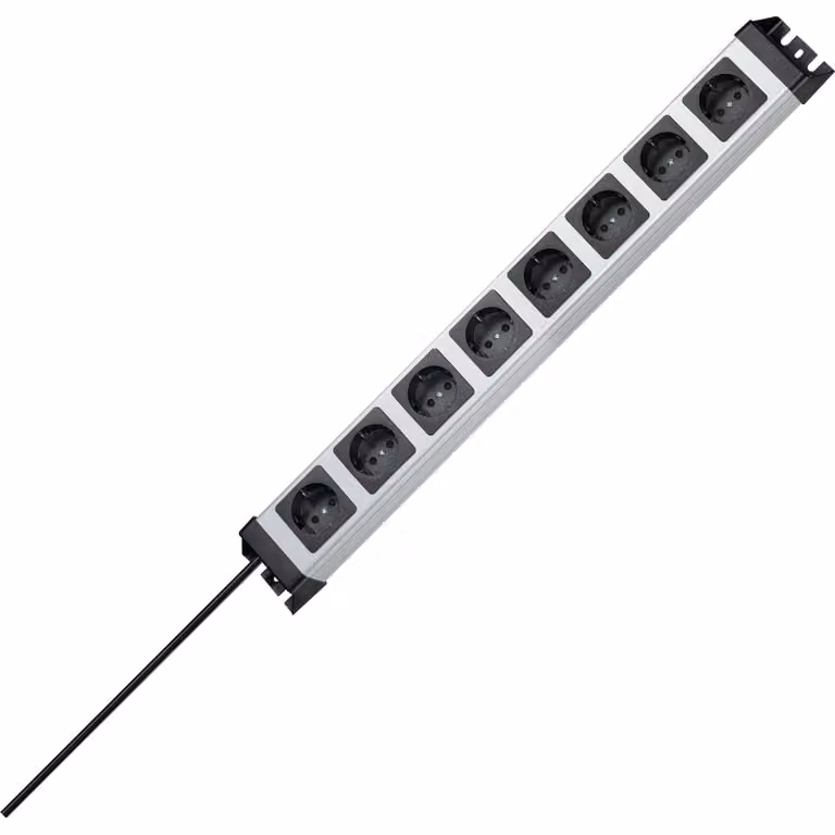 Heinrich Kopp Kopp POWERversal 8 vie - Presa multipla - 250 V - 3,6 kW - Connessioni di uscita: 8 - Cavo da 1,4 m (22692)