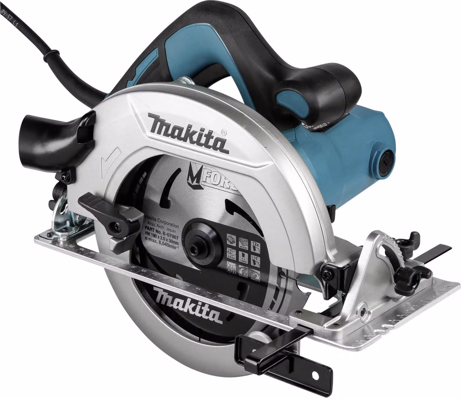 Makita HS7611 portable circular saw 19 cm 5500 RPM 1600 W