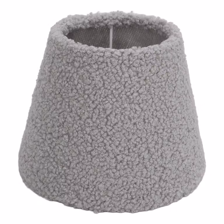 Paralume di peluche, paralume di peluche, paralume di stoffa, paralume rotondo, paralume da tavolo, paralume a cono