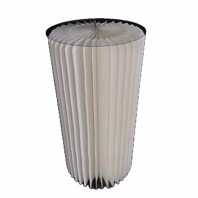 Alzata per torte, design pieghevole, superficie dorata, H60cm bianco