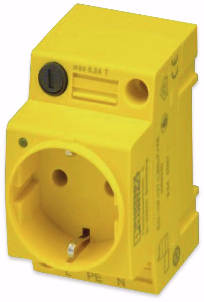 Phoenix Contact, presa, 1068030, EO-CF/UT/LED/F/YE