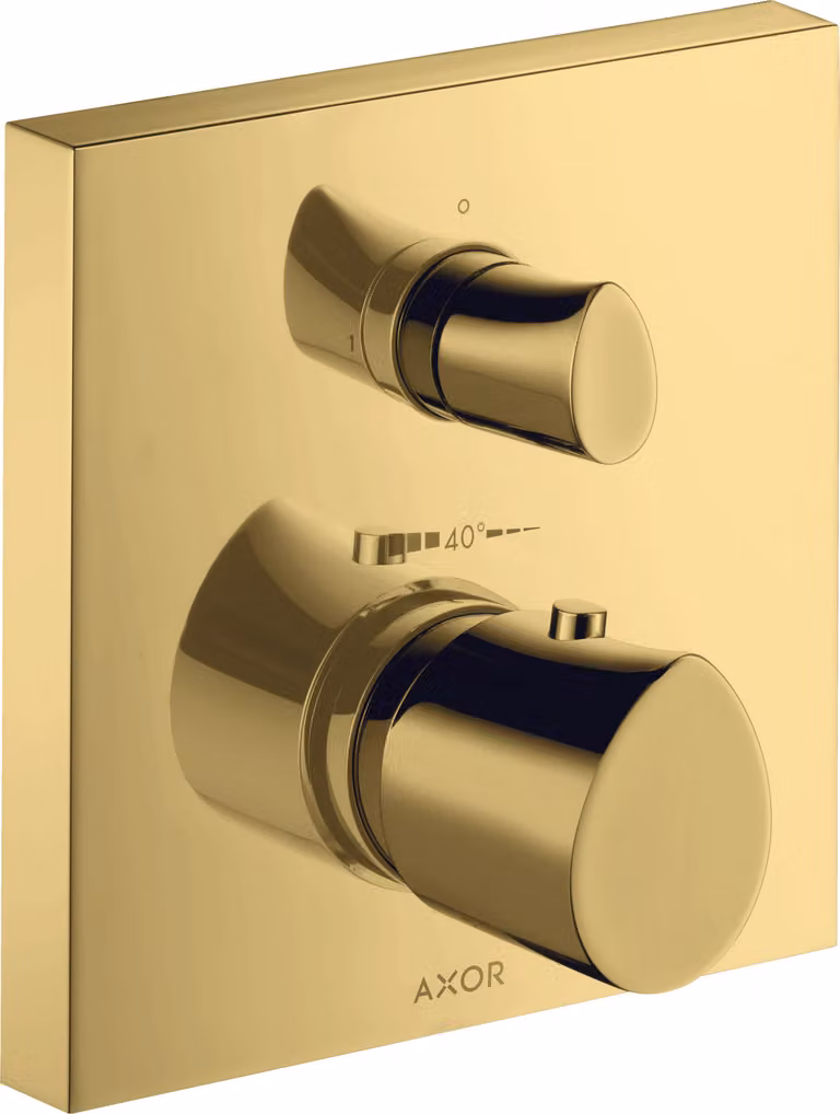 hansgrohe AXOR Starck Thermostat organique Starck encastré avec robinet d'arrêt, 1 consommateur, 12715990, 12715990