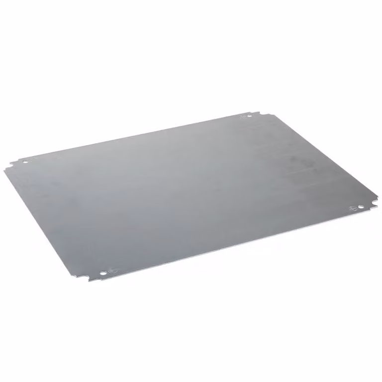 Schneider Electric Piastra di montaggio semplice L1400 x P1000 mm, in acciaio zincato NSYMM1410
